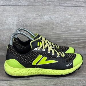 VJ MAXx Women’s Sz 8 Neon Green Black Fitlock Low Top Lace Up Trail Running Shoe